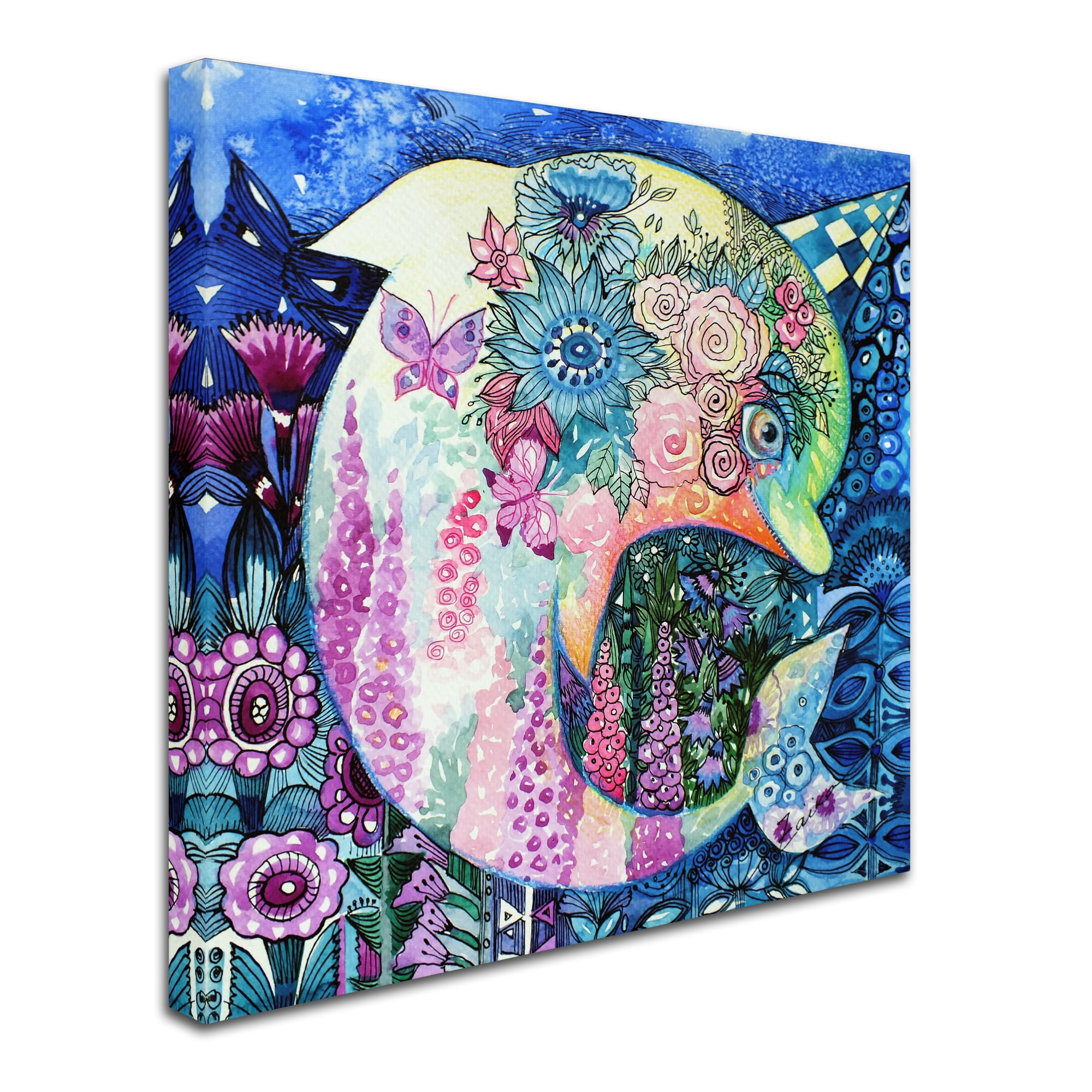 Trademark Fine Art 'Dolphin' Canvas Art by Oxana Ziaka