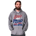 thumbnail image 5 of Loud Proud Dominican Heritage Pride Hoodie Sweatshirt Women Men Brisco Brands S, 5 of 5