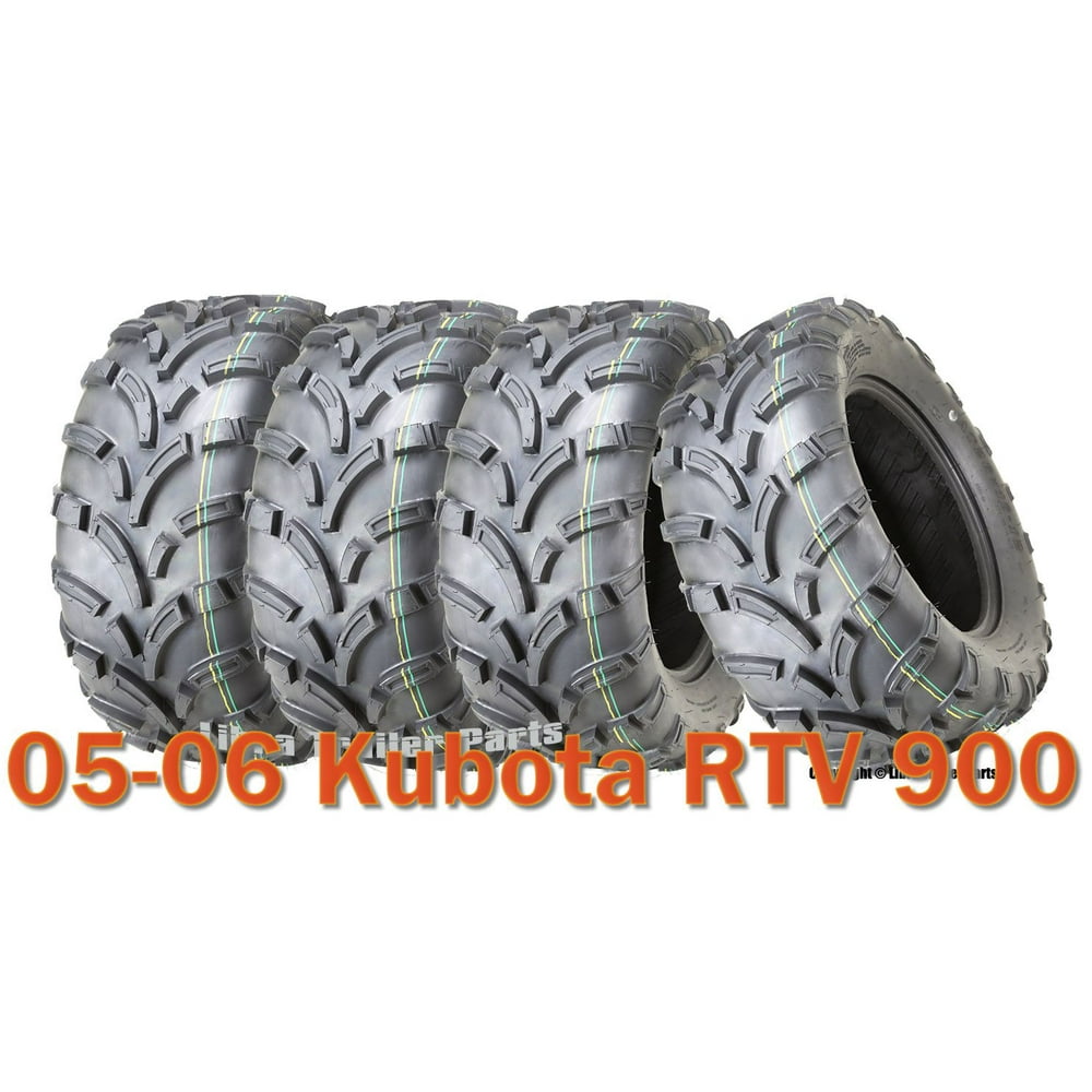 (4) 25x1012 High Load Capacity ATV Tires fit 0506 Kubota RTV 900