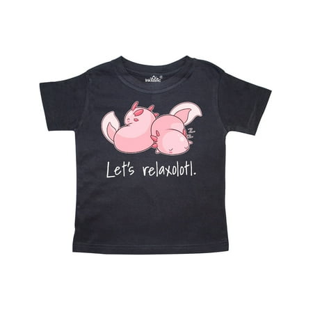 

Inktastic Let s Relaxolotl with Cute Sleeping Axolotls Gift Toddler Boy or Toddler Girl T-Shirt