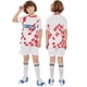thumbnail image 2 of bolognifi Camiseta de fútbol for niños, camiseta de la Copa Europea/América, conjunto de pantalones cortos deportivos de fútbol for niños y niñas, 2 of 3