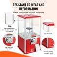 thumbnail image 3 of KFFKFF 21"H Gumball Machine - A Vintage Vending Coin Bank Dispenser with Red PS Exterior, 3 of 7