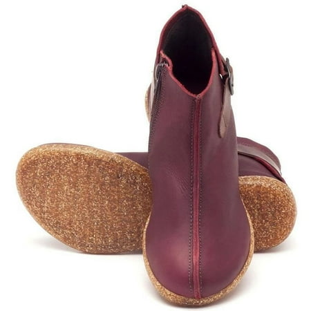 

Women s Comfortable Flat-bottomed Pointed Toe All-match Low Boots Zipper Shoes