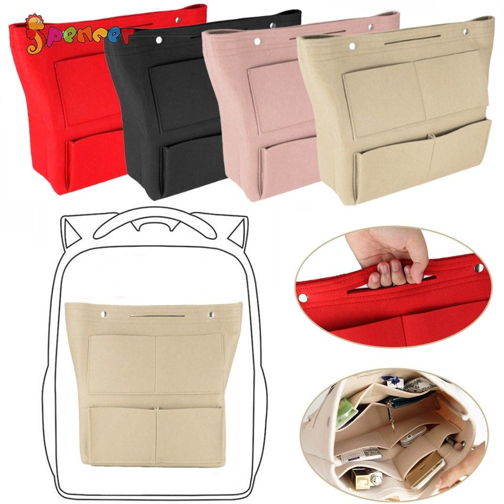 Customizable Felt Tote Bag Organizer, Purse Insert (w/ Detachable  Compartments Closed Bottom) - JennyKrafts