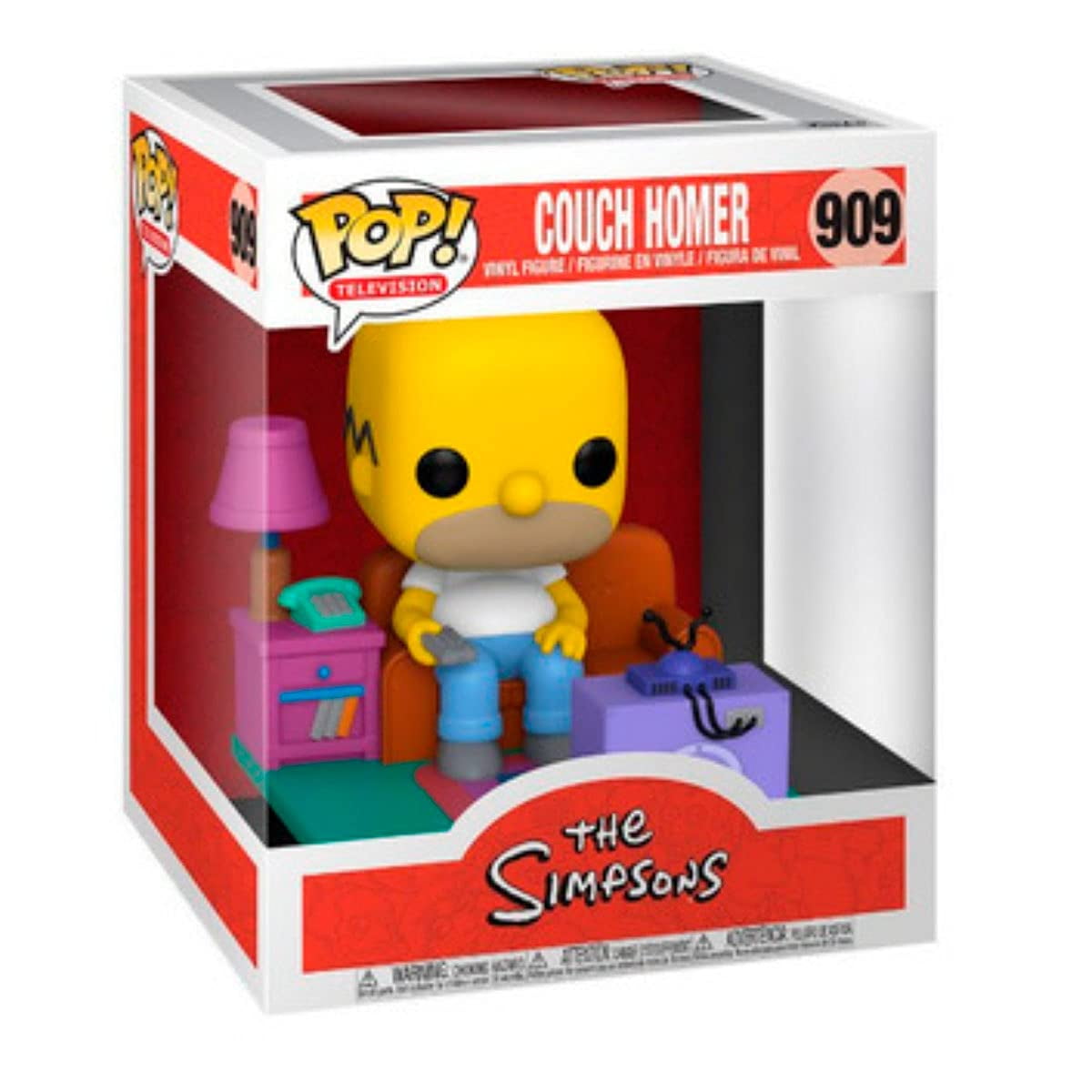 Pop Télévision The Simpsons Figurine Articulée 3.75 Pouces - Couch Homer 909