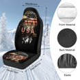 thumbnail image 7 of Uorisanigo Seat Covers for Cars, Trucks, & SUV - 2 Pack Universal USA Flag Bald Eagle Auto Protectors for Front Seats - Front Seats Cover for SUV Interior Covers & Seat Cover Accessories, 7 of 7