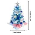 thumbnail image 3 of Illuminated Mini Christmas Tree Desktop Ornament 177 Inch Battery Powered Holiday For Home Party Festive Display, 3 of 5