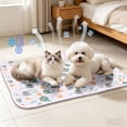 thumbnail image 4 of Dog Cooling Mat 2.0, 16" x 20" Thick & Durable Cooling Mat for Dogs, Waterproof Ice Silk Cooling Mat for Dogs & Cats, Portable & Washable Pet Cooling Blanket, Beds for Summer Washable & Non-Toxic, 4 of 5