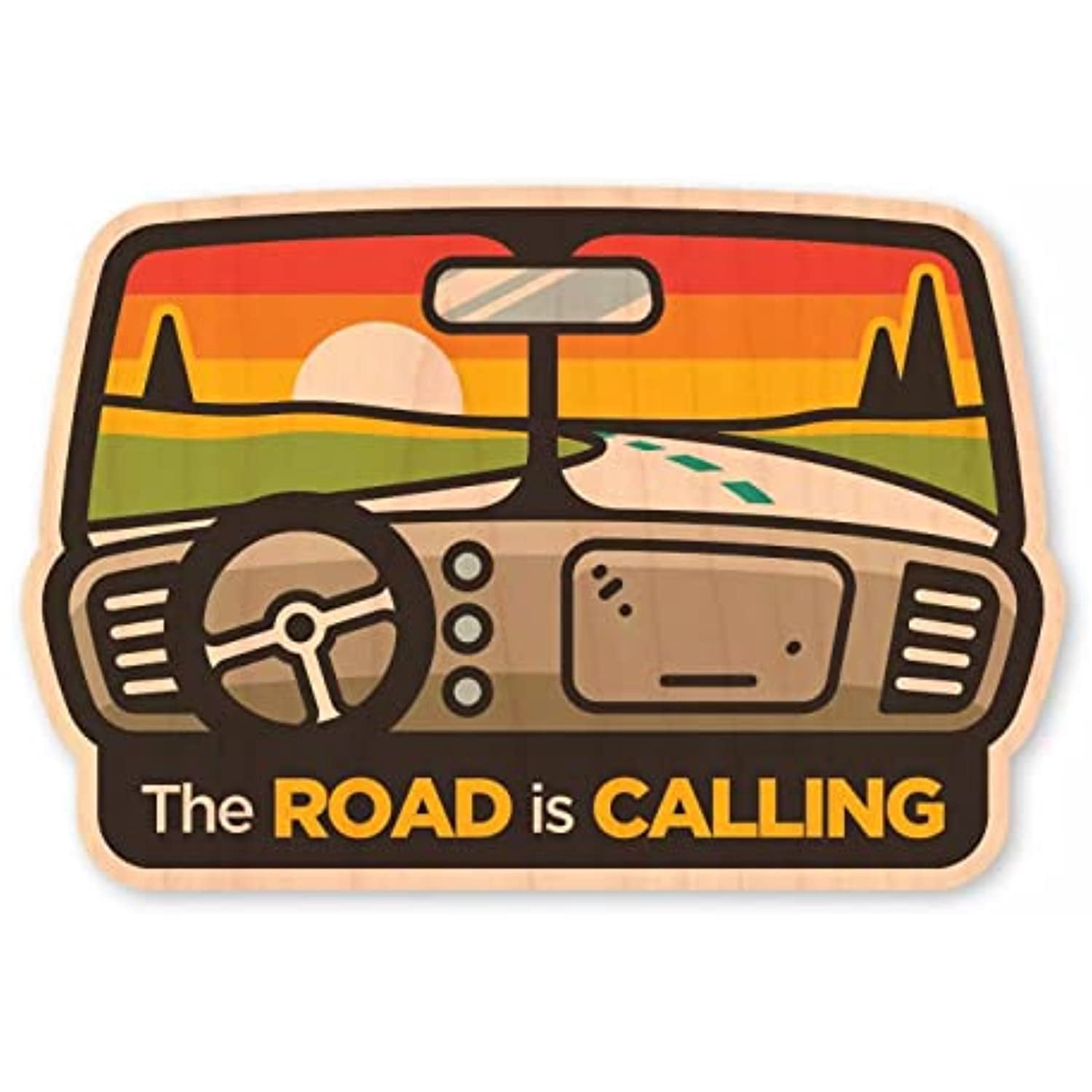 Buy Dust City Wood Stickers, Sustainably Sourced Real Wood, Flexible