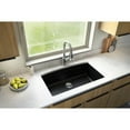 thumbnail image 2 of Karran QU-712 Undermount Quartz Composite 32 in. Single Bowl Kitchen Sink in Concrete, 2 of 5