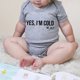 thumbnail image 2 of Body De Bebé Canastilla Onesies Para Niños Pequeños Niñas Niños Camiseta De Manga Corta Con Estampado De Letras Mono Romper Gris Odeerbi LM103-6274, 2 of 6