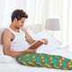 thumbnail image 5 of Fotbe Hot Dogs 8 Pantalones de Pijama para Hombre, Pantalones de Dormir, Pantalones de Casa con Cintura Ajustable y Bolsillos-Small, 5 of 6