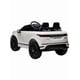 thumbnail image 3 of PINGÜE® Montable Eléctrico para Niños| Range Rover® Evoque Licencia Oficial |Control Remoto 2.4Ghz | Bateria 12V 4.5AH | USB Música Radio Luz LED | 2 Motor 25W | WHITE, 3 of 6