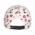 thumbnail image 4 of Baseball Cap, Lips Kiss Trucker Hats Women Dad Hat for Workouts - Baseball hat Adjustable Size, 4 of 7