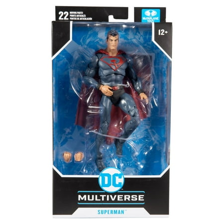 McFarlane Toys - DC Multiverse - Superman Red Son 7-inch Action Figure - Multicolor