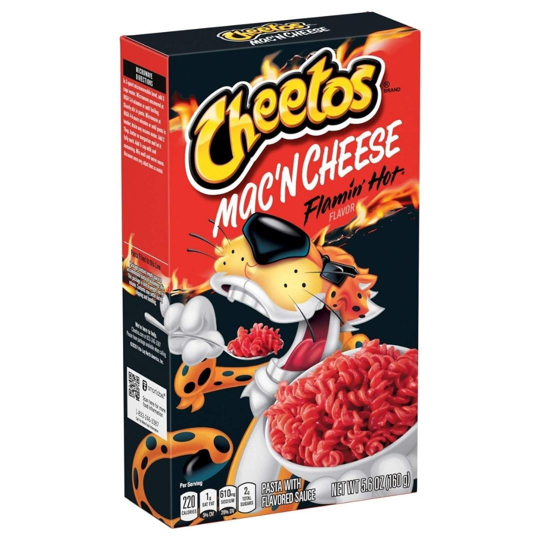 Cheetos Mac 'N Cheese, Flamin' Hot Flavor, 5.6 oz Boxes, 6 Count