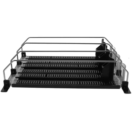 unbranded  3 Pcs Fridge Drink Organizer Pusher Commercial Instant Black