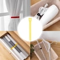 thumbnail image 4 of 1 Pc Reusable Cable Ties - Adjustable Multi-Color Cord Ties & Cable Straps for Wire Management - Hook and Loop Cord Organizer Straps for Electronics, PC & Desk, Yellow, 4 of 5