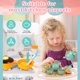 thumbnail image 2 of Crrynuo - Juego de té de madera para niños - 15 piezas - Juego de imitación - Madera de roble - Apto para niños de 4 a 6 años, 2 of 7