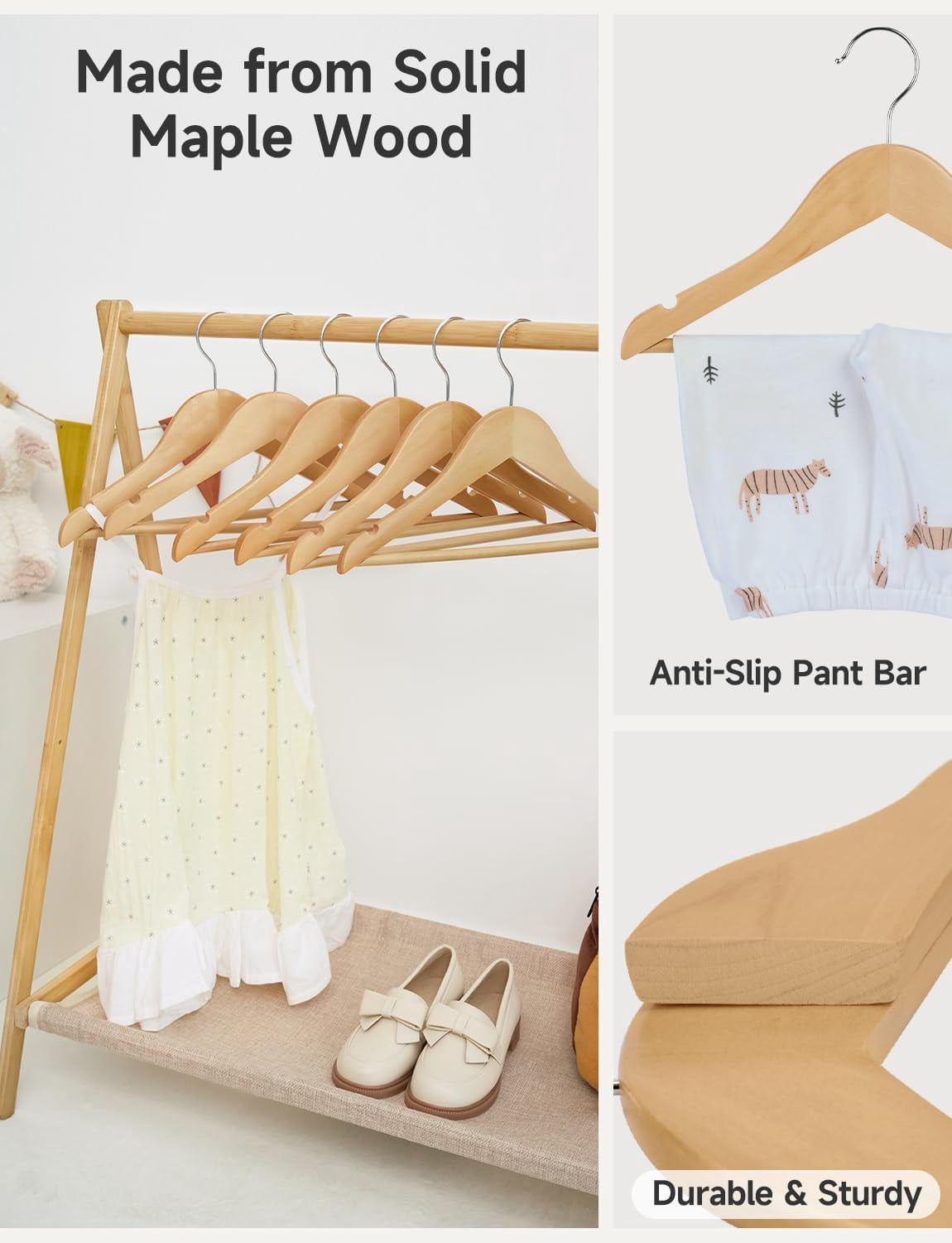 Cedar Wood Clothes Hanger 20 Pack, Wooden Coat Hangers for Shirts, Jackets, Pants, Suits, Sweaters