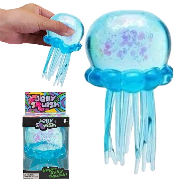 Slow Rising Squishy Octopus, Stress Relief Sensory Toy, Anxiety Fidget, Squishy Plaything