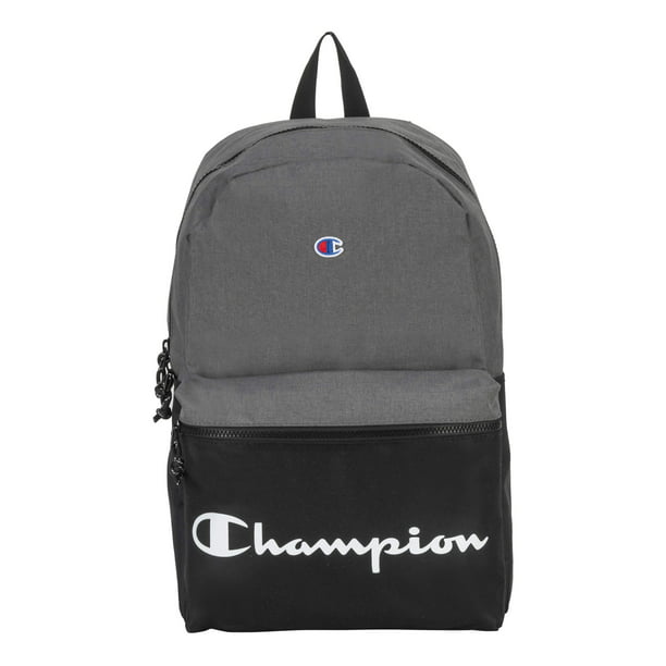Champion - Champion Manuscript Backpack, Heather Grey - Walmart.com ...