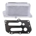 thumbnail image 2 of HUOEPU Oil Cooler with Gasket Compatible for Deutz Engine D2.9 TD2.9 TCD2.9 TCD3.6 TCD3.6L4 Engine Oil Cooler Replace 04124263, 2 of 17
