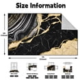 thumbnail image 4 of Bleum Cade 5'x7' Area Rugs for Living Room, Marble Swirl Abstract Rug Ultra Soft Washable Rugs for Bedroom, Anti Slip Durable Carpet Home Decor for Dining Room,Black Gold, 4 of 10