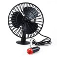 thumbnail image 3 of 4-Inch Car Fan Single Head Strong Wind Energy Saving Dashboard USB Air Cooling Fan for Car-Black, 3 of 8