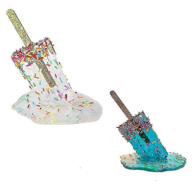 Melting Popsicle Ornament for Home Decoration - 1PCS Fun and Whimsical Popsicle Decoration for Indoor or Outdoor Use