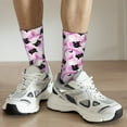 thumbnail image 6 of Vsdgher Pink Girl Halloween Crew Socks for Men & Women, Breathable Casual Athletic Ankle Socks, 6 of 6