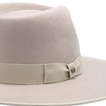 thumbnail image 5 of Walrus Hats Capri II Sand Wide Brim Capri Colors Wool Felt Hat – 100% Australian Wool Hat for Women with Adjustable Fit, Grosgrain Band, and Sleek Logo Pin Lilac, 5 of 6