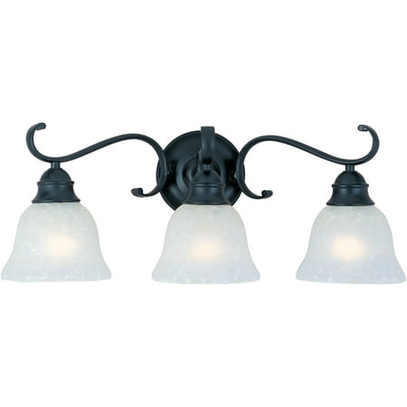 Bathroom Vanity 3 Light Bulb Fixture With Black Finish Iron Material Bathroom Vanity 3 Light Bulb Fixture With Black Finish Iron Material Medium Bulbs 24 Inch 300 Watts Com