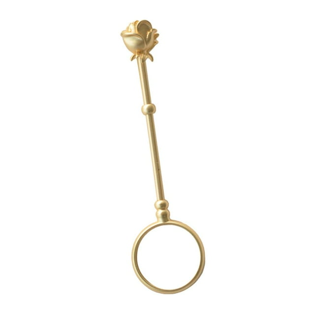 Titular de anillo de Manos libres para Clip en anillo de 17 mm Dorado M Dorado perfke Sostenedor de dedo de fumar