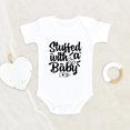thumbnail image 2 of Newbabywishes - Stuffed With A Baby Cute Baby Clothes for Boys and Girls - Baby Announcement, 2 of 4