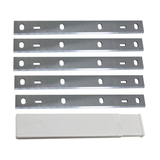 Cuchillos de hoja cepilladora HSS, herramientas gruesas de 210x22x1,8mm for carpintería, de un solo filo y se pueden volver a afilar, 8,3x0,87x0,07 pulgadas, 5 uds.