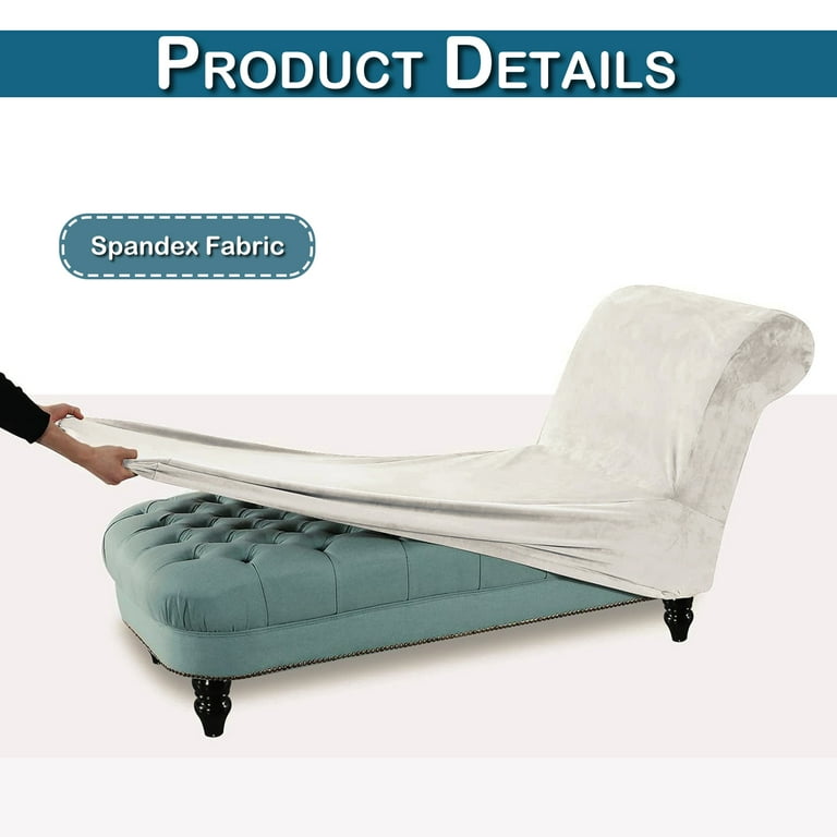 Slipcover for online armless chaise lounge