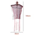 thumbnail image 4 of Halloween Decortion Horror Gauze Skull Head Hanging Ornaments Photo Props Kids Cosplay Party Halloween Bar Outdoor Ghost Decor Afortunado Sencillez, 4 of 5