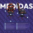thumbnail image 3 of Silla Gamer Ergonomica Reclinable Titano Rojo 6.49 pulg, 3 of 6