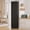 Black, variant on NVCODSA 70.5" Fluted Tall Corner Cabinet, 4-Tier Corner Pantry Storage Cabinet with 2 Adjustable Shelves for Kitchen, Dining Room, White