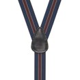 thumbnail image 3 of SuspenderStore Dressy Striped 1-Inch Wide Elastic Suspenders - Clip - 6 Colors, 3 of 4