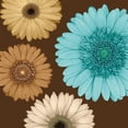 thumbnail image 3 of Blake, Lindsay 20x20 Black Modern Framed Museum Art Print Titled - Daisy Quartet II, 3 of 5