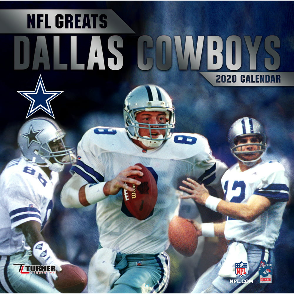 NFL Greats Dallas Cowboys 2020 12x12 Greats Wall Calendar (Other