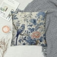 thumbnail image 2 of ARISTURING Chinoiserie Pillow Covers Blue and White Outdoor Pillows Blue Birds Flowers Throw Pillow Covers Square Cushion Cover Decor for Bedroom Couch Bed Living Room Sofa Chair, 2 of 5