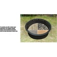 thumbnail image 7 of Outdoor 45-Inch Outer/39-Inch Inner Fire Pit Ring Smokeless,Duty Solid Metal Steel Round Firepit Rim Insert for DIY Fire Pits, Outdoor Above or In-Ground, Camping Garden Patio Backyard.，Fire Pit, 7 of 7