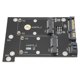 thumbnail image 4 of Tarjeta adaptadora, tarjeta adaptadora Lector de tarjetas de memoria MSATA dual Adaptador MSATASS Dto SATA Diseño exquisito, 4 of 8