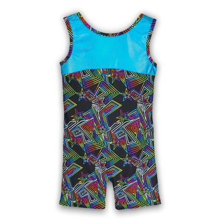 Maze Runner Quote Shirt Gymnastics Biketard for Girls - Maze Runner Turquoise - Leap Gear by Pelle - 4 | Child Small ()