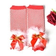 thumbnail image 3 of 1 Pair Christmas Mesh Gloves Women High Elasticity Fingerless Red Fishnet Gloves Cosplay Stage Performance Party Accessories, 3 of 6