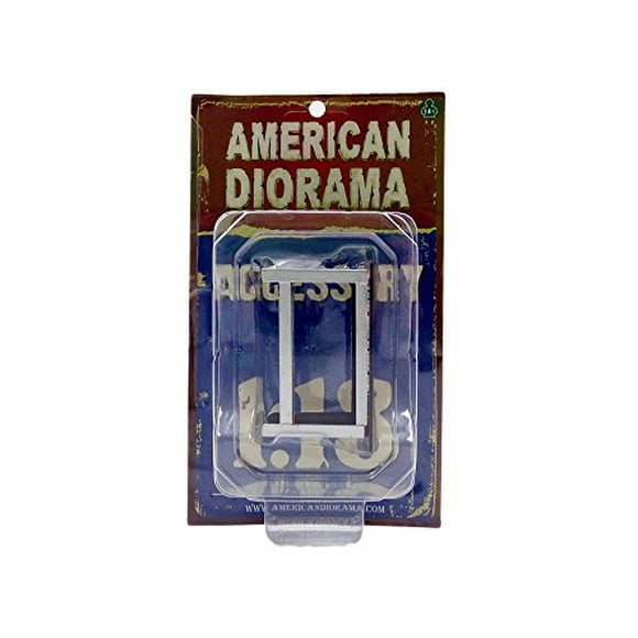 American Diorama 77519 Banc de Travail en Métal American Diorama pour Modèles à l'Échelle 1:18
