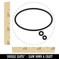 thumbnail image 2 of Thought Speech Bubble Outline Self-Inking Rubber Stamp Ink Stamper - Brown Ink - Small 3/4 Inch, 2 of 7